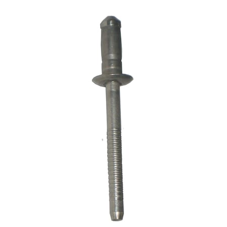 Stanley Engineered Fastening Blind Rivet, Low Profile Head, 0.1875 in Dia., 0.73 in L, Stainless Steel Body, 1000 PK 0BE61-00618